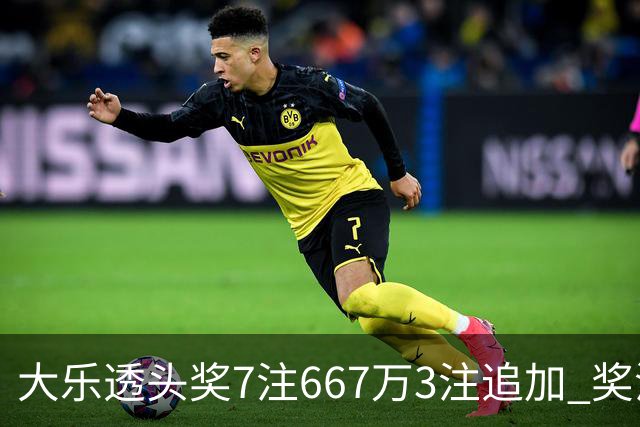 大乐透头奖7注667万3注追加 奖池余额7.95亿